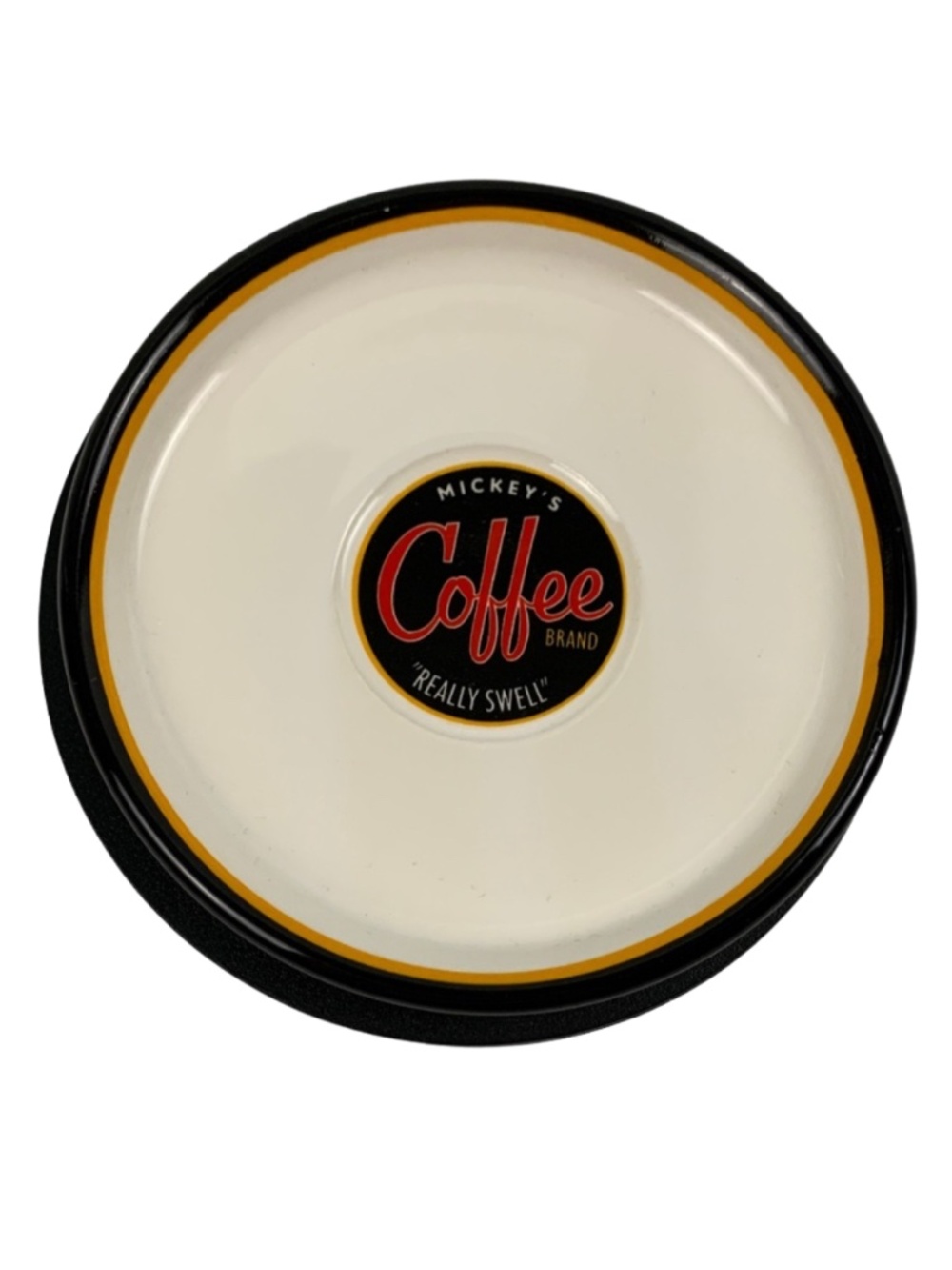 Mickey's Coffee Brand "Really Swell" Plate 4.5" Nostalgia